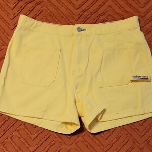 Vintage Tommy Hilfiger Yellow Jean Shorts